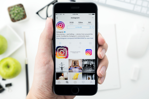 Instagram annonse